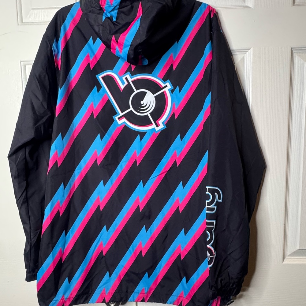Colorful Lightning Pattern Windbreaker - image 2